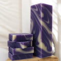 Lavender Swirl Cold Pressed Soap